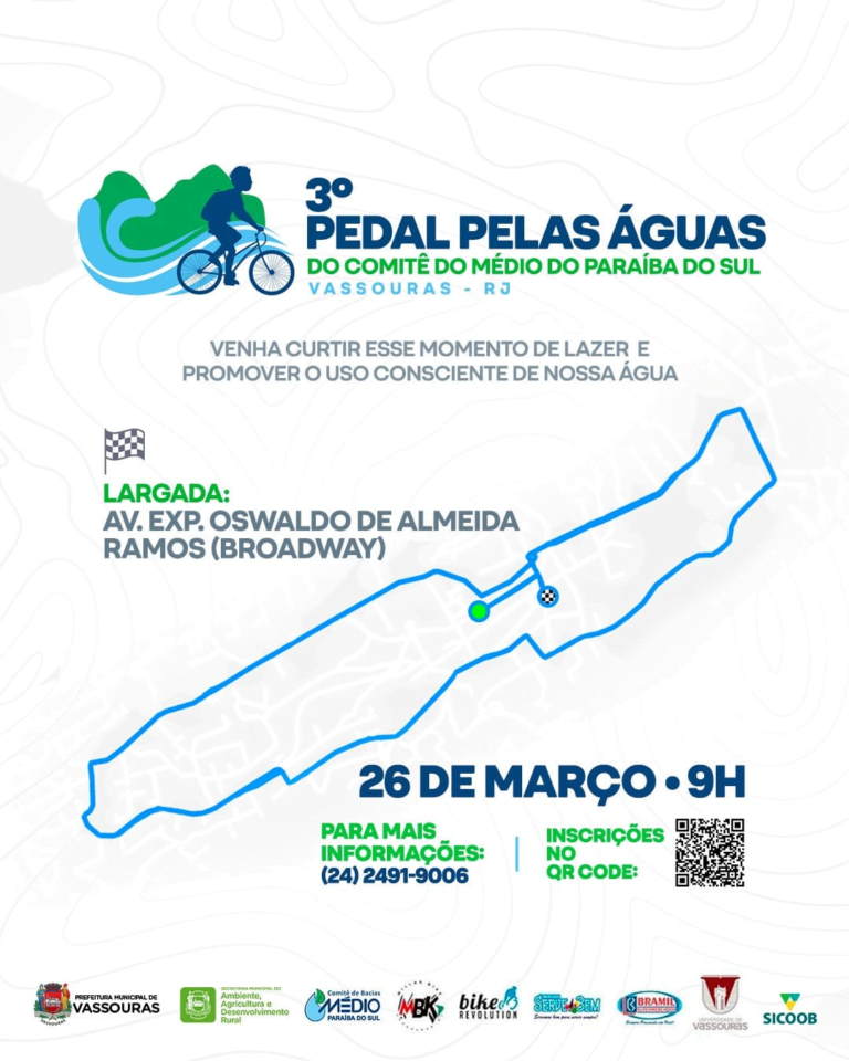 3º Pedal Pelas Águas acontece neste domingo 26 em Petrópolis RJ