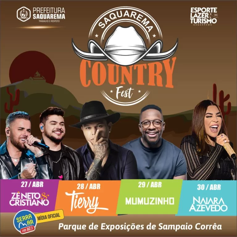 Prefeitura vai realizar a 3ª edição do Saquarema Country Fest
