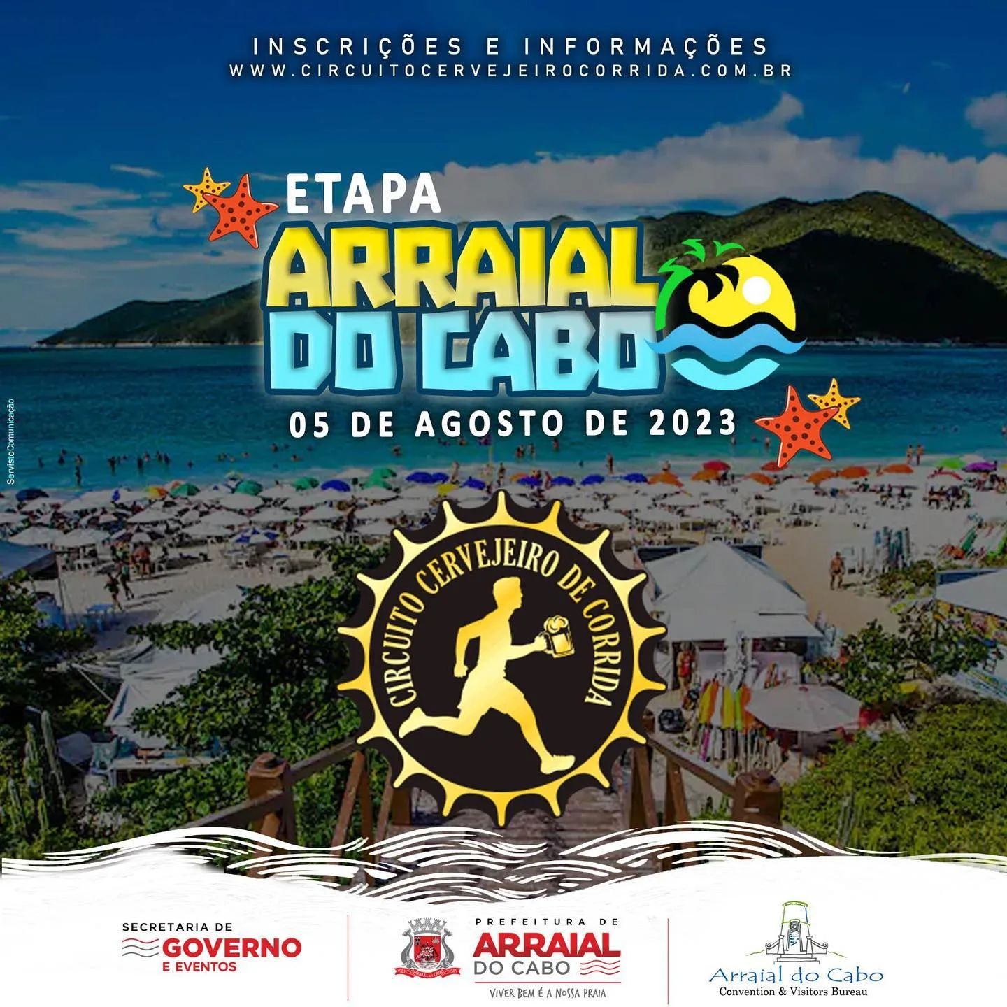 Arraial Do Cabo Recebe Etapa Do Circuito Cervejeiro De Corrida No Dia De Agosto De