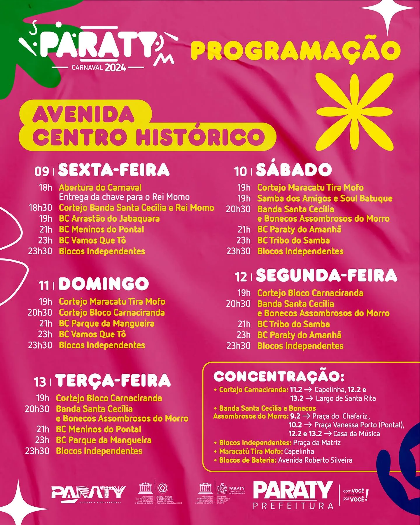 prefeituradeparaty 1707164217 3296254823806385631 472553611 jpg 1 Paraty divulga agenda de blocos do Carnaval 2024, confira a programação