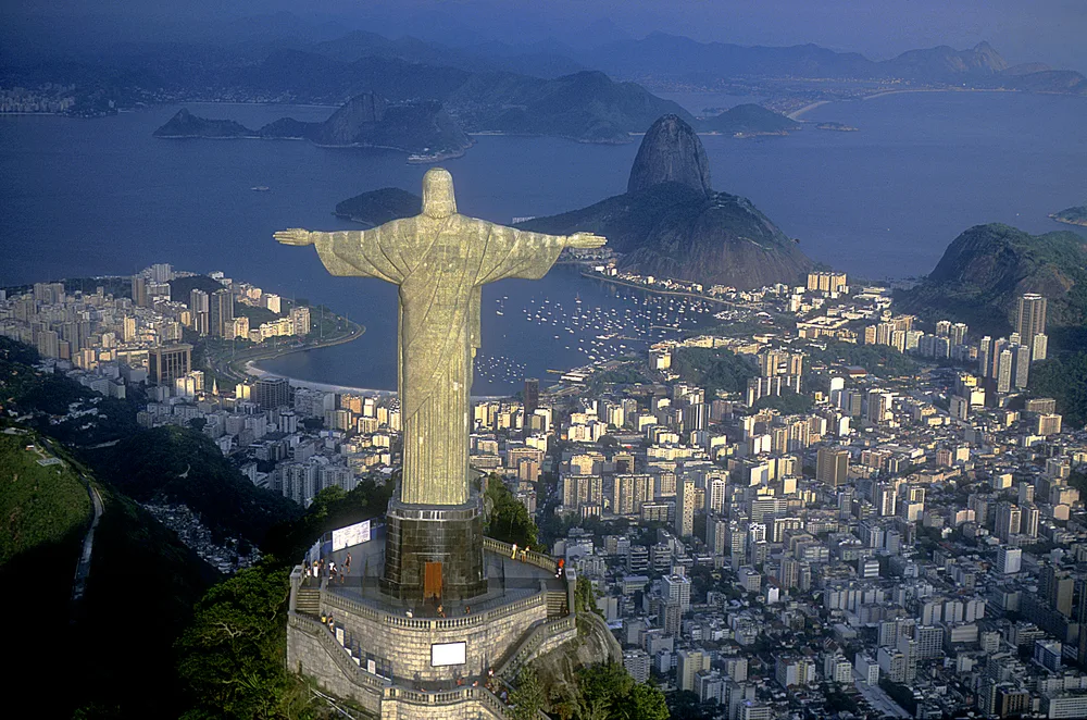 Rio,De,Janeiro,,Rj,,Brazil:,Aerial,View,Of,Christ,,Symbol