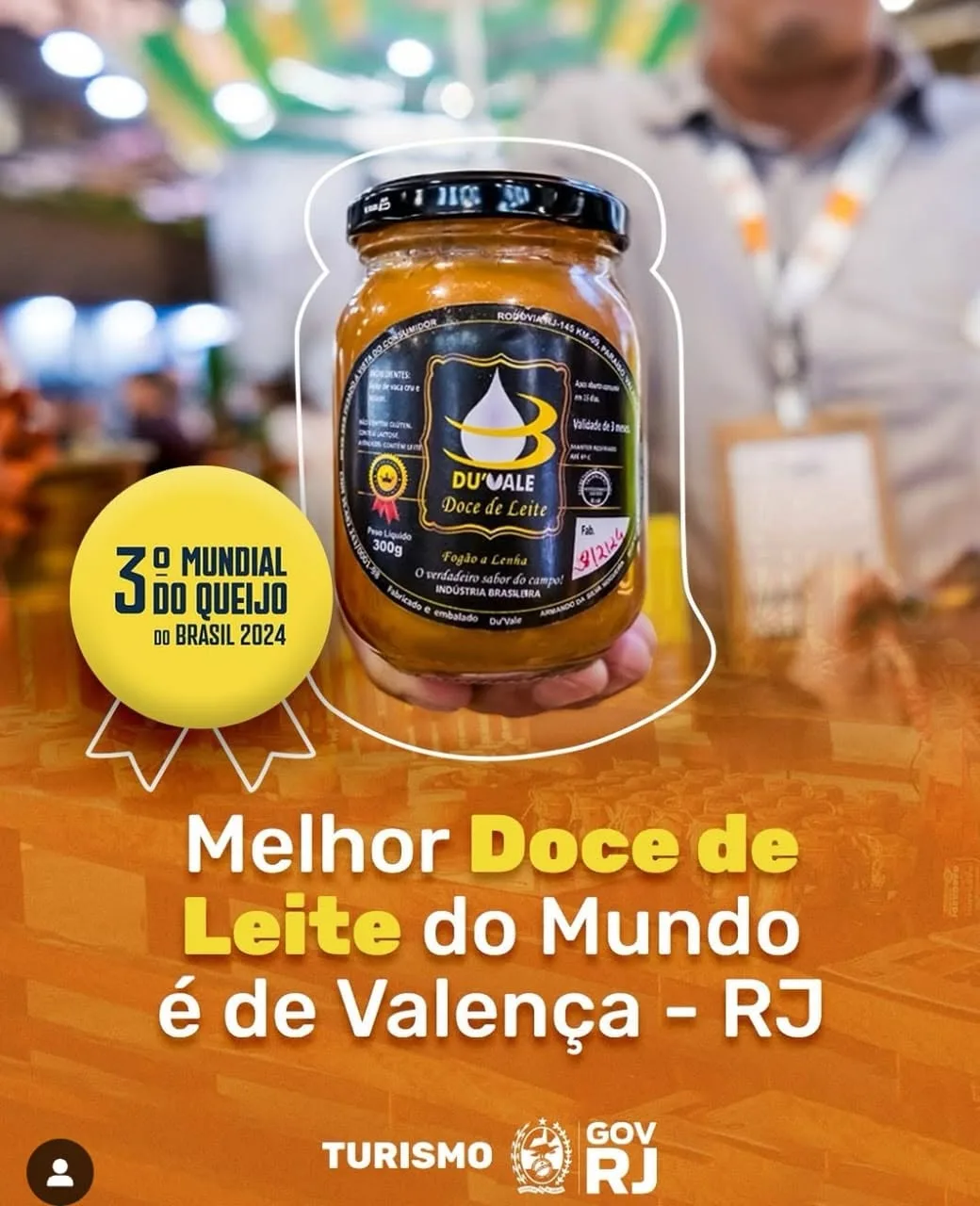 Doce de Leite de Valença (RJ) é eleito o melhor do mundo — ABIH-RJ