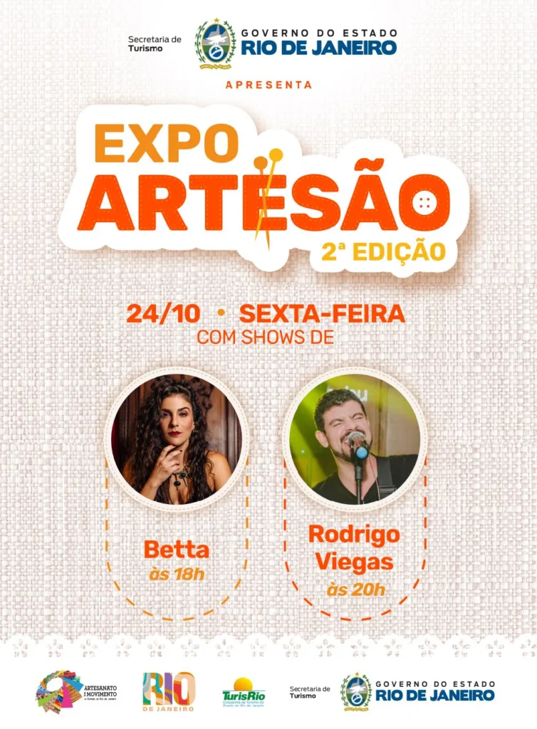 Artesanato do estado do Rio de Janeiro na II Expo Artesão RJ