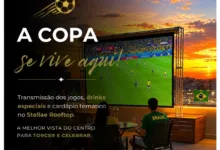 Transmissão da Copa no Stellae Rooftop, no Arosa Rio Hotel