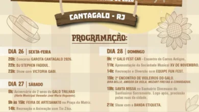 Festa dos Carecas 2026 terá shows, artesanato e programação familiar em Cantagalo