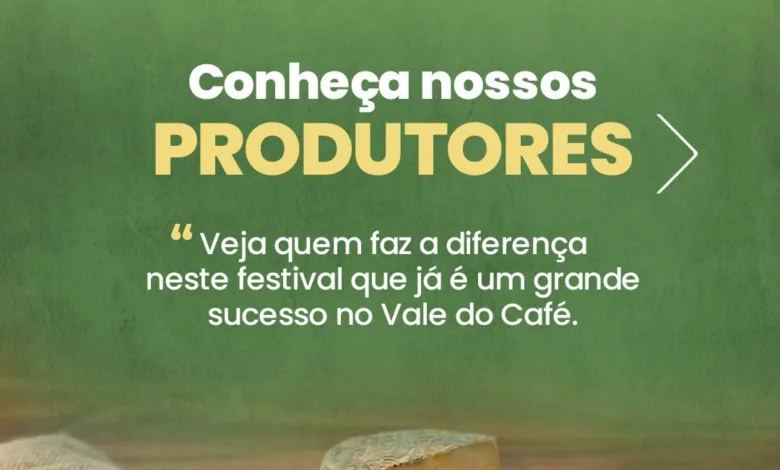 Festival Sabores do Vale do Café reúne produtores, cafés especiais e queijos artesanais em Ipiabas