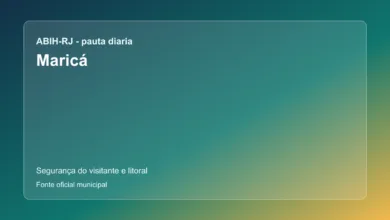 Maricá - Maricá emite alerta de ressaca para o litoral até sábado