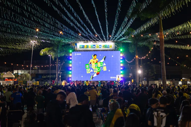 Maricá transmite Brasil x Japão com telões e atrações culturais em quatro bairros