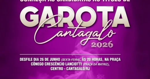 Cantagalo apresenta candidatas ao título de Garota Cantagalo 2026