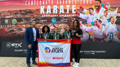 Atletas apoiadas por Maricá conquistam medalhas para o Brasil no Sul-Americano de Karatê