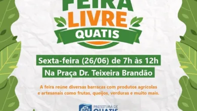 Quatis divulga Feira Livre com programação de economia local