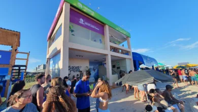 Saquarema: Stand da Prefeitura de Saquarema na WSL mostra que a cidade vai além das ondas