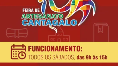 Feira de Artesanato de Cantagalo na Praça da Matriz