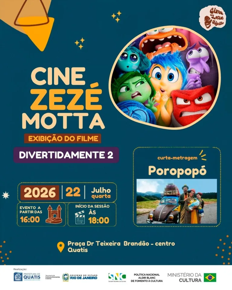 Projeto Cine Zeze Motta em Quatis