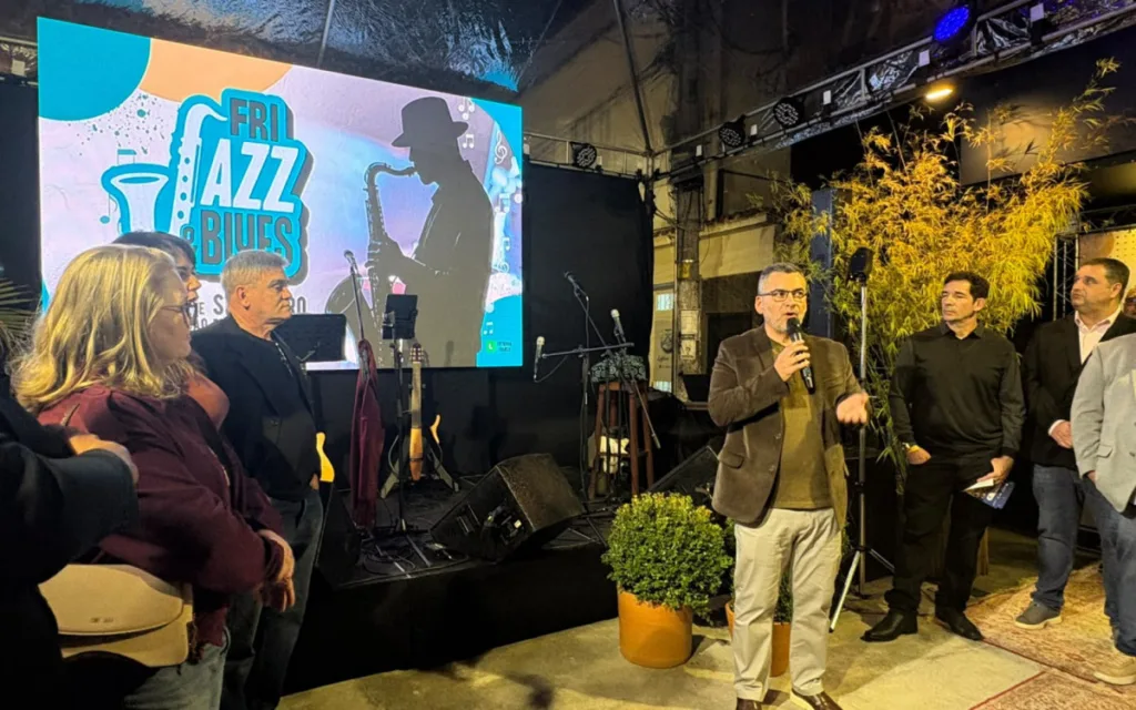 Apresentação musical no festival Fri Jazz & Blues, na Região Serrana do Rio de Janeiro
