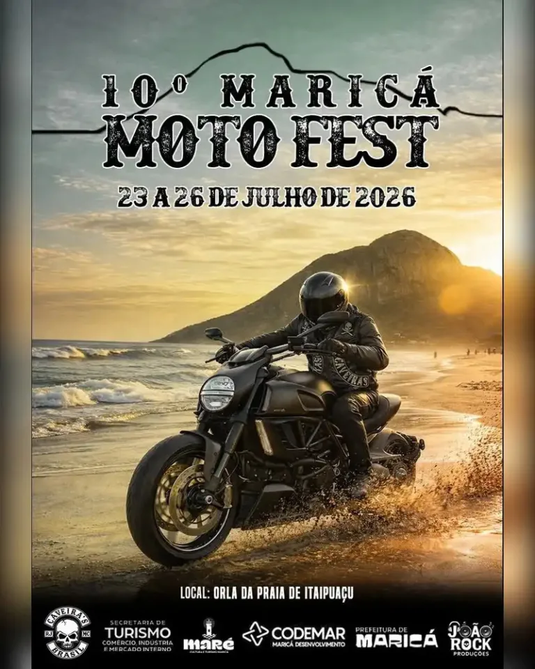 Maricá Moto Fest na orla de Itaipuaçu