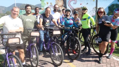Estacao NitBike em Piratininga, na Regiao Oceanica de Niteroi