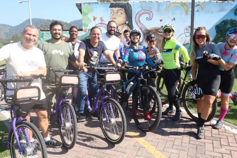Estacao NitBike em Piratininga, na Regiao Oceanica de Niteroi