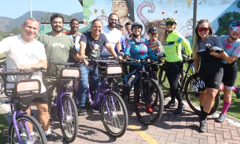 Estacao NitBike em Piratininga, na Regiao Oceanica de Niteroi