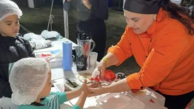 Oficina infantil no Festival Gastronomico de Rio das Ostras