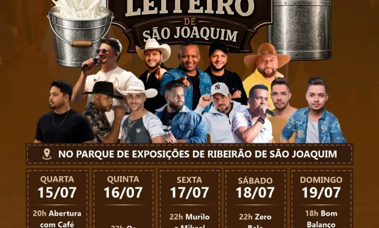 Quatis - Quatis divulga programacao do 36o Torneio Leiteiro de Sao Joaquim
