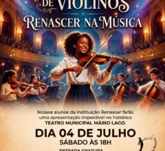 Saquarema - Teatro Mário Lago terá Concerto de Violinos com entrada gratuita no próximo sábado em Saquarema