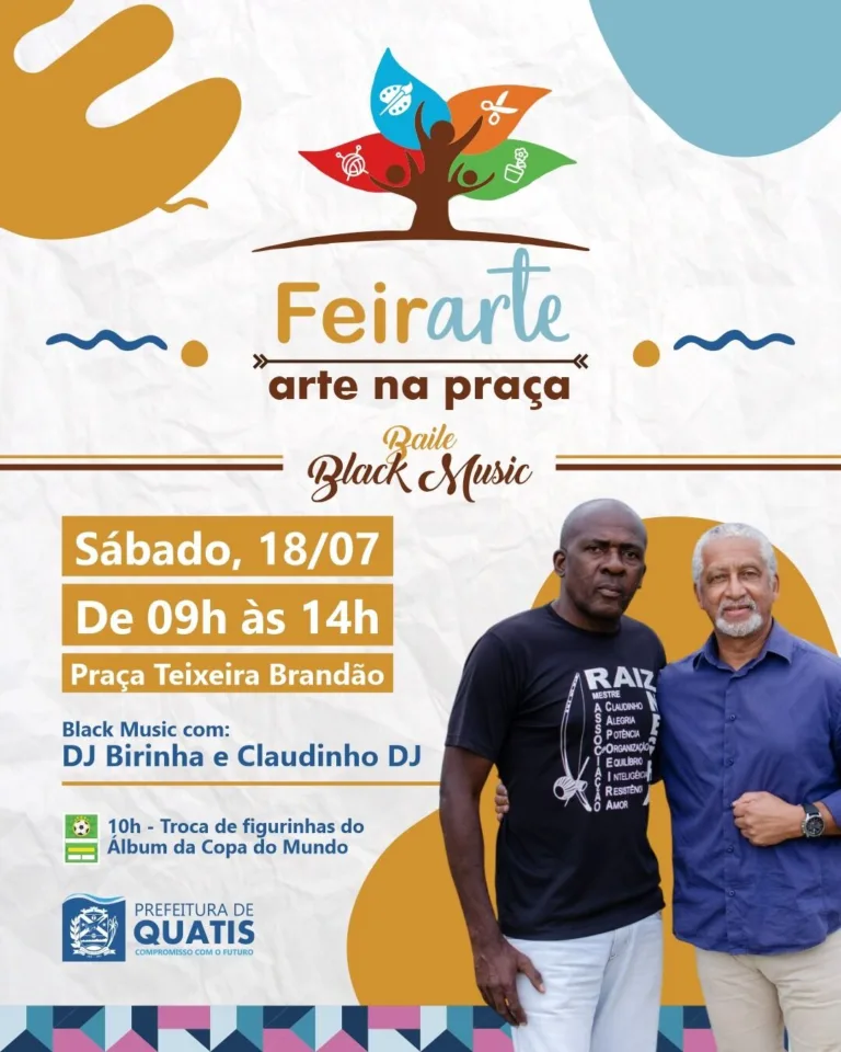 FeirArte em Quatis tera edicao especial com tema Black Music