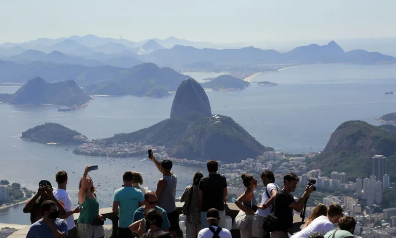 Turistas no Rio de Janeiro durante o primeiro semestre de 2026