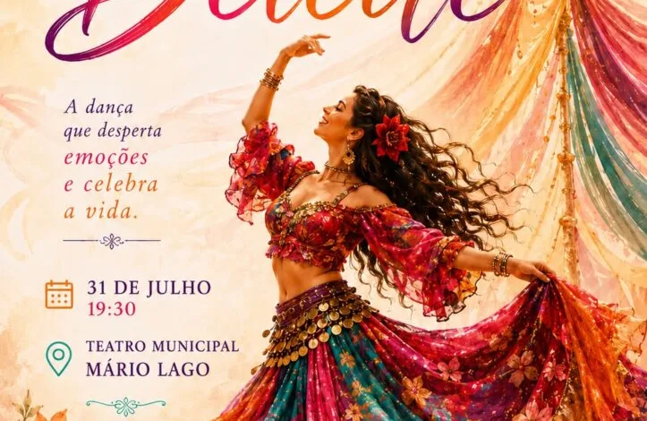 Divulgação do espetáculo Deleite no Teatro Mário Lago em Saquarema