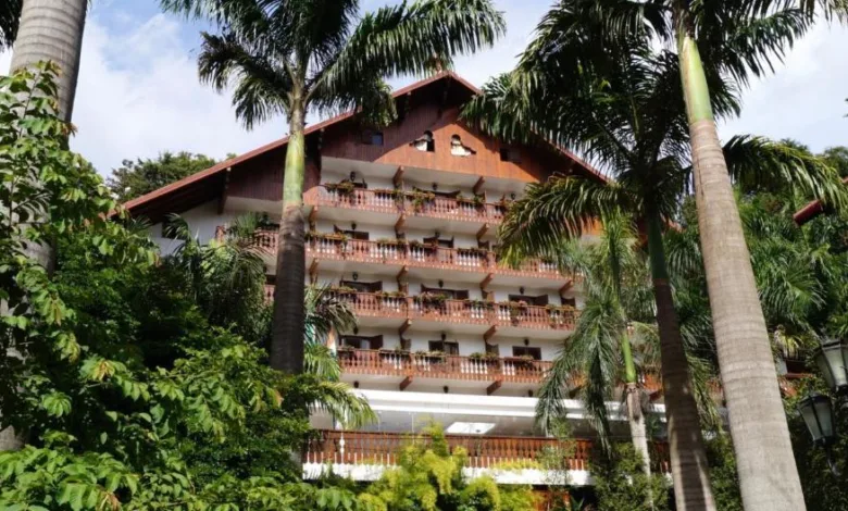 Fachada do Hotel Sesc Alpina, em Teresópolis, sede do Encontro Fluminense FBHA