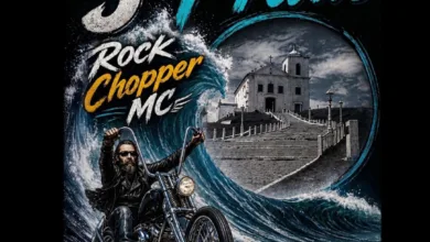 Cartaz do 5º Praia Rock Chopper MC em Saquarema